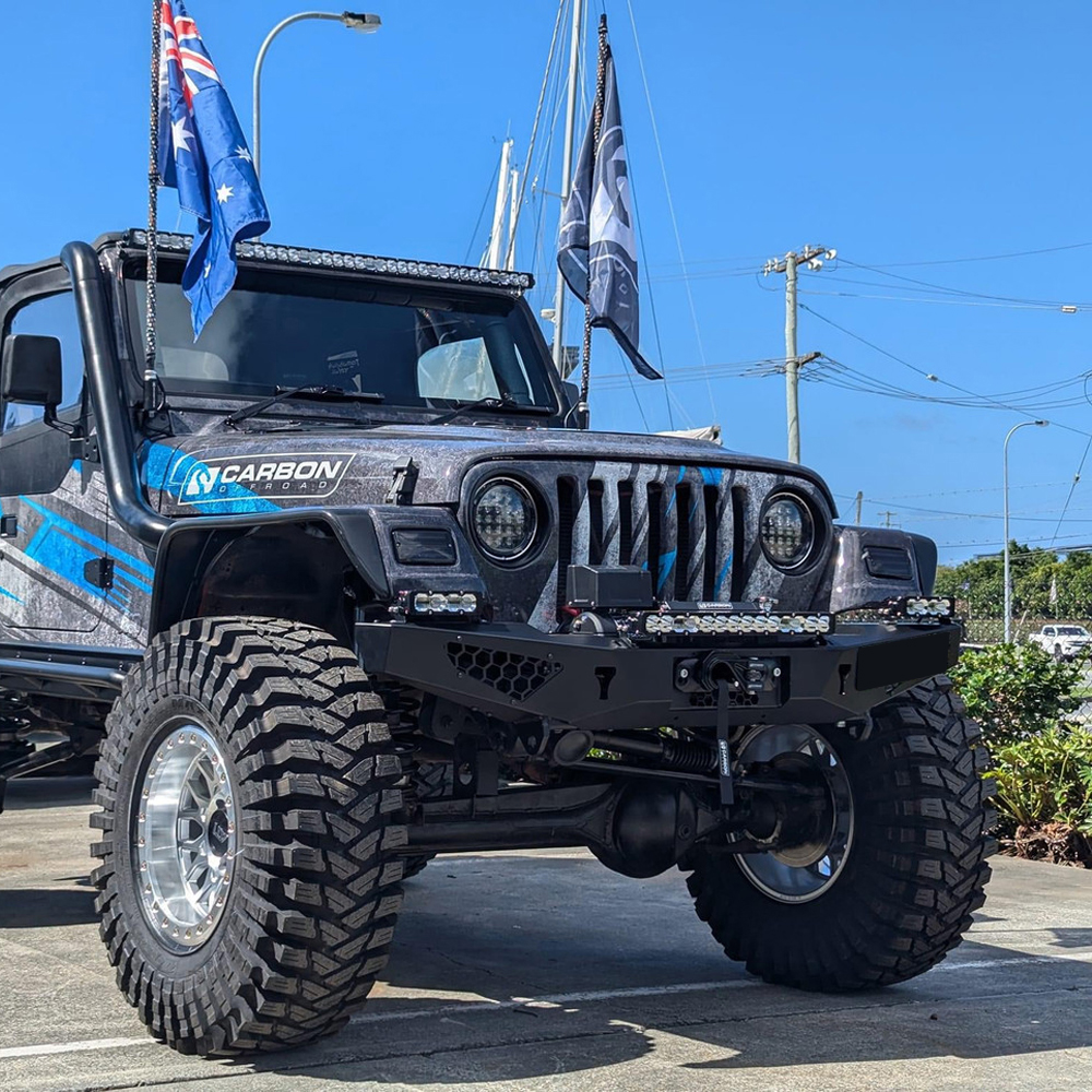 Offroad Animal Predator Bull Bar Suitable For Jeep Wrangler TJ 1996-06 - FB-JWR-TJ-97-PR-ASM0-XXX